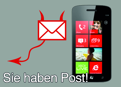 Eine spezielle SMS greift das Windows Phone 7.5 an